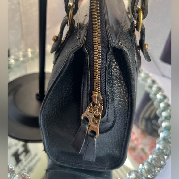 Dooney & Bourke vinyl Black Pebbled Leather Shoulder Bag - Picture 12 of 17